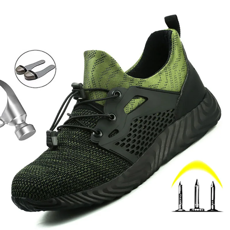 lightweight steel toe safety shoes