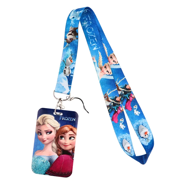 Porte-badge Disney avec lanière, porte-cartes, porte-clés, porte-cartes,  princesse et la grenouille, Tiana, JOGirls, ID