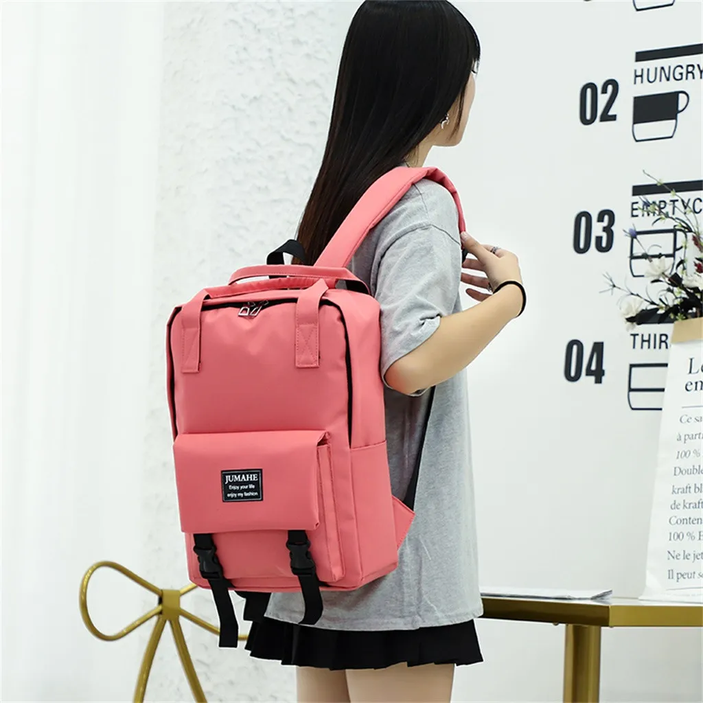 MAIOUMY, Модный женский рюкзак, водонепроницаемый, нейлон, мягкая ручка, Одноцветный, мульти карман, на молнии, школьные сумки, большие рюкзаки для ноутбука