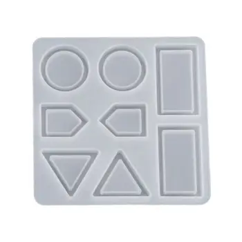 

Crystal Epoxy Resin Mold Earrings Pendant Casting Silicone Mould Handmade DIY Crafts Jewelry Making Tool