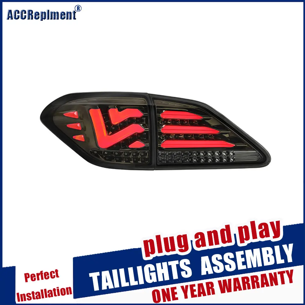 Car Styling LED Complete Tail Lamp for Lexus RX270 RX350 RX450H Taillights 12-15 Rear Light DRL+Turn Signal+Brake+Reverse light