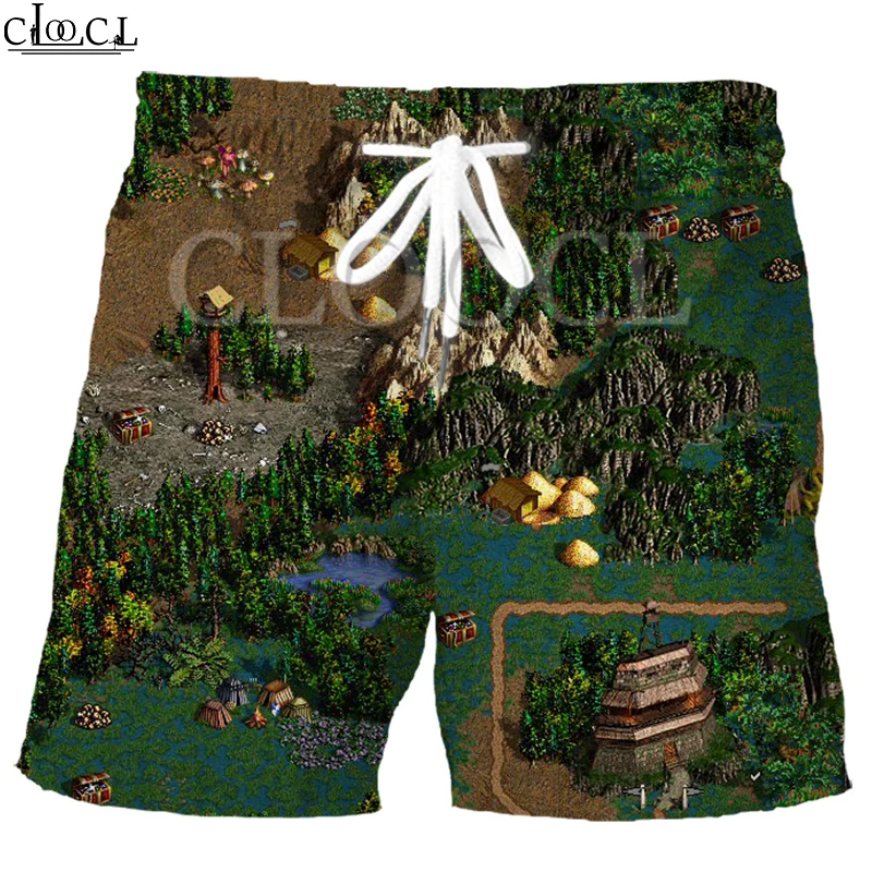 

CLOOCL Classic Game Heroes of Might & Magic 3D Print Men Summer Fashion Sports Shorts Hip Hop Harajuku Beach Sweatpants