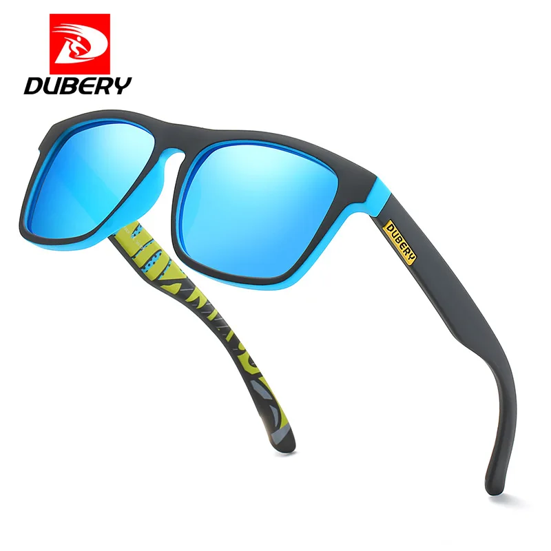 Солнцезащитные очки DUBERY мужские UV 400 брендовые квадратные поляризационные в