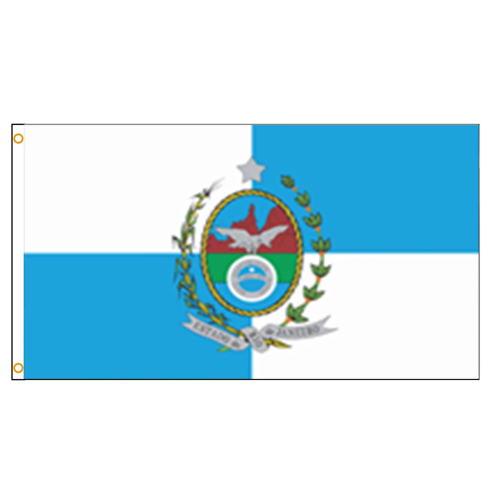 Yehoy 90*150cm Rio de Janeiro Flag State of Brazil flag | Дом и сад
