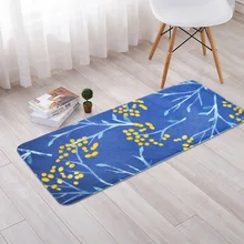 Завод цветы серии коврик дверь Гостиная Коврик для спальни кухня отсек окна полосы водопоглощающие