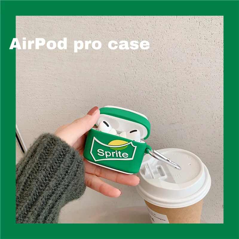 Мягкий силиконовый чехол-бутылка для напитков Cola для Airpods Pro, чехол, Bluetooth, беспроводной чехол для наушников Apple Airpods 3, защитный чехол
