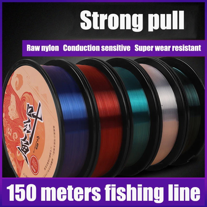 

150M Super Strong Fishing Line Japan Durable Nylon Monofilament Fishing Line 1.0#-10.0# Carp Fishing Accessories Main Line 20 kg