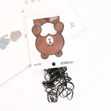 Yiwu лента для волос, одноразовая, для детей, не повреждает волосы, черно-белая, с рисунком, повязка на голову, сумка, сильный рисунок, Констан