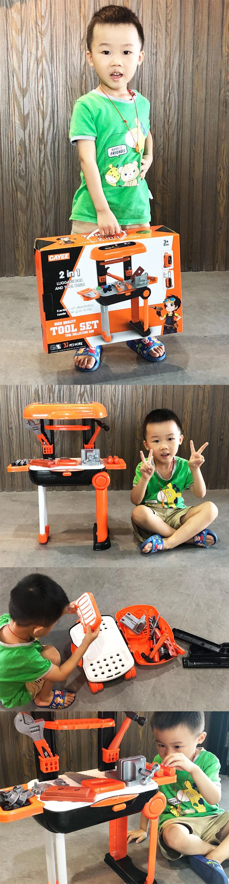 Trolley child simulation repair tool toy set electric assembly disassembly tool children's educational toys