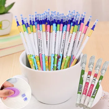 

20pcs/lot Erasable Refills Kids Rabbit Bear Magic Erasable Gel Pens for Students Stationery Gift School Office Writing Supplies