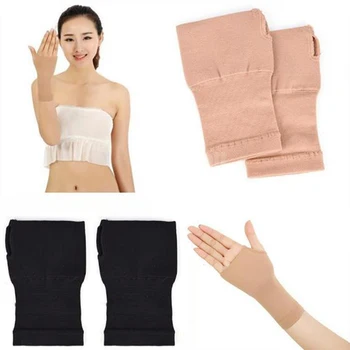 

1 Pair Wrist Brace Gloves Black/Nude Carpal Tunnel Thumb Hand Wrist Brace Support Compression Bandage