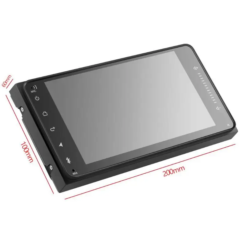 7 дюймов 2 DIN Android 8,1 автомобильный стерео Bluetooth gps Navi USB MP5 плеер FM радио Поддержка емкостный мультисенсорный экран VODOOL