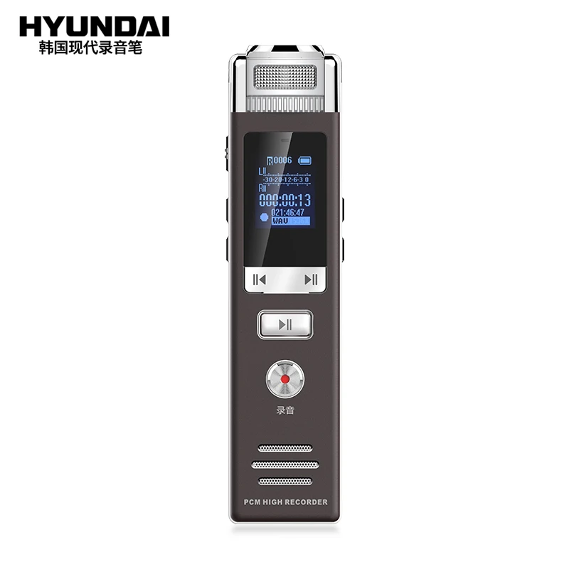 Миниатюрный диктофон Hyundai HYM-5100 16 ГБ с шумоподавлением голосовой активацией
