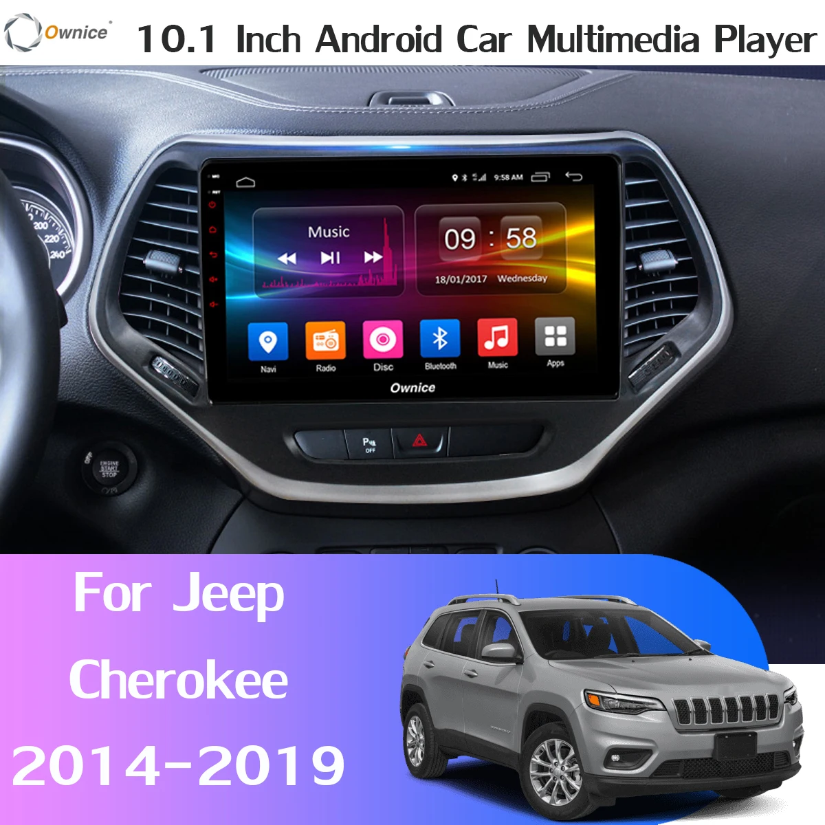 360 ° панорамный Android 9,0 64G gps радио CarPlay SPDIF DSP Автомобильный мультимедийный плеер для Jeep Cherokee