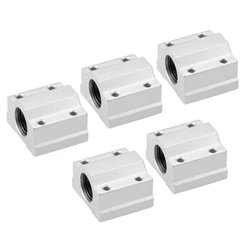 

3D Printer Parts SCS8UU Bearing Pillow Block for 3D Printer Cassette Linear Motion Ball Bearing Slider-5Pcs