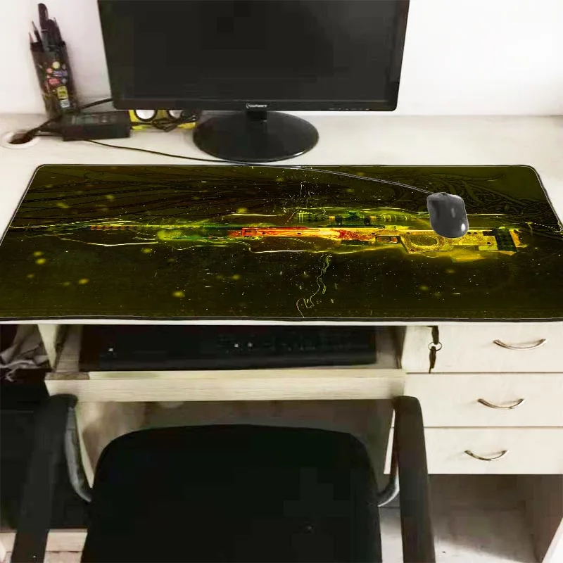 Mairuige Cs Go Dragon Lore Super Large Size Mouse Pad Rubber Material Waterproof Desk Gaming Mousep