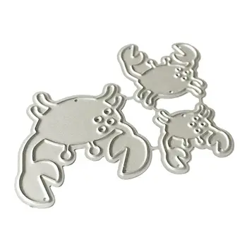 

Crabs Metal Cutting Dies Stencil Scrapbooking DIY Album Stamp Paper Card Emboss 95AA