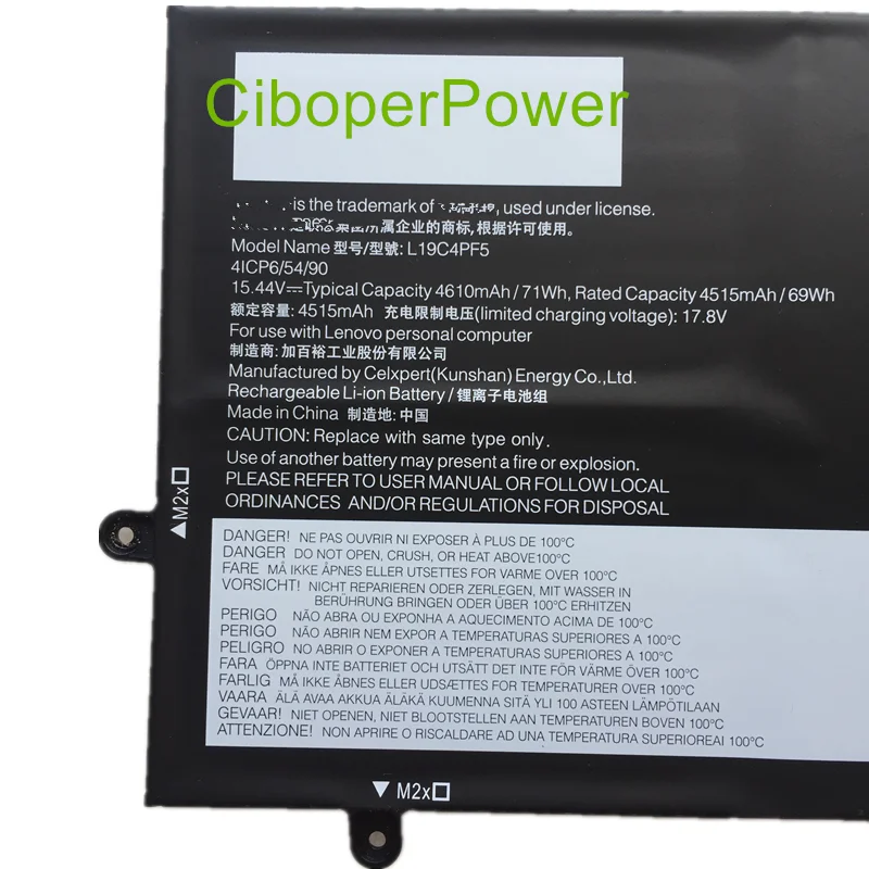 Bateria de Qualidade Original L19c4pf5 Slim 715iil L19m4pf5 - Imagem 2