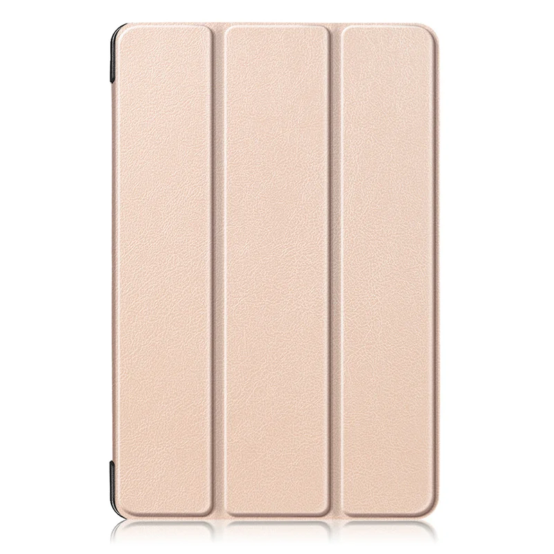 Золотой For Samsung Tab S5e 10.5 Inch Tablet Case Tri-Fold PU Leather Flip Folding Stand Cover for Samsung Galaxy Tab S5e 10.5 T720 T725 - Цвет: Золотой