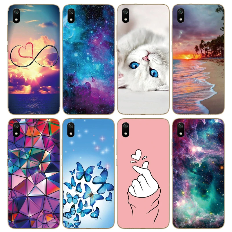Silicon Shell Bag Case For Xiaomi Redmi 7a Cases Full Protection Soft Tpu Back Cover On 7A Bumper Phone Coque | Мобильные телефоны
