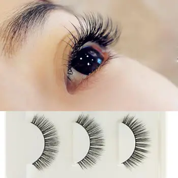 

3pcs/lot 3D False Eyelash Natural/Thick Long Eye Lashes Wispy Makeup Beauty Extension Tools