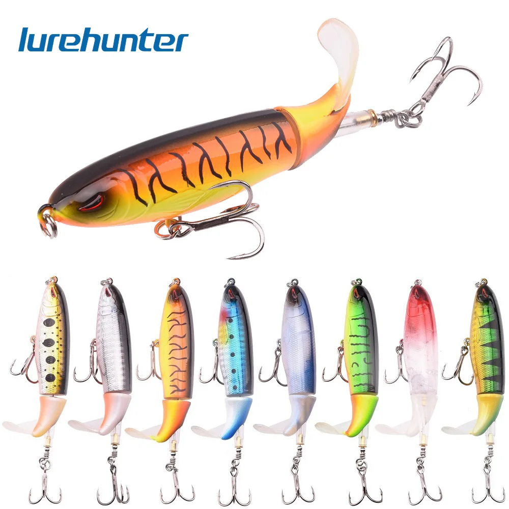 8 шт. Whopper Plopper 10 см 13 г плавающий Поппер рыболовная приманка искусственная жесткая