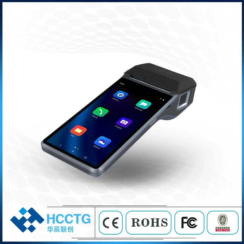 WIFI Bluetooth 4G Android 10 Handheld POS Terminal with Thermal Label Printer 2D Scanner Fingerprint Reader work Loyverse Z300 | Компьютеры
