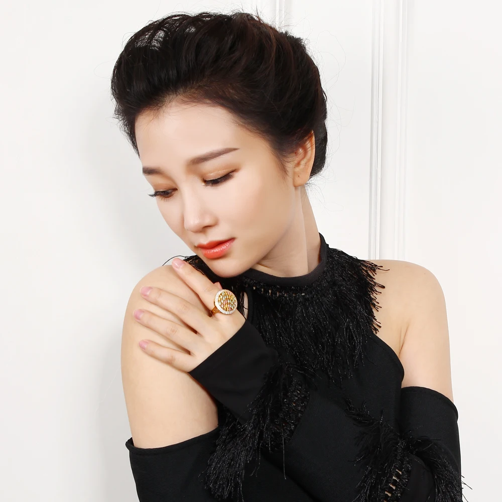 round color ring gold (9)