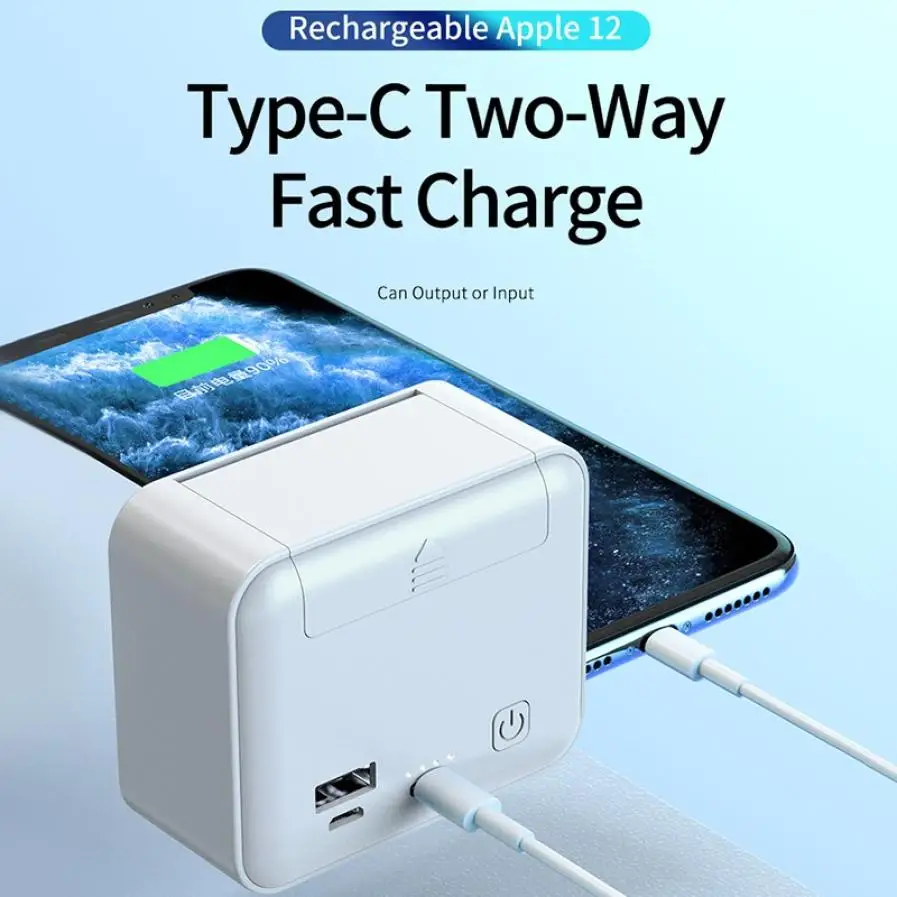 i12 10000mAh TWS In Ear Wireless Bluetooth Earphone Power Bank Android USB Type C Phone Holder Earbuds Sport Smart Earpieces