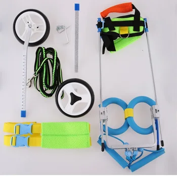 

Pet Dog Wheelchair (2 wheels for Rear Legs), Pet Aluminum Walking Cart Scooter for Handicapped Pups Dogs,