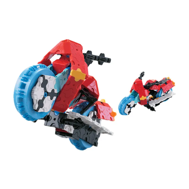 Hot LaQ Style 3D Model Building Blocks 8 in 1 Cars Set Educational Toys More Different 3