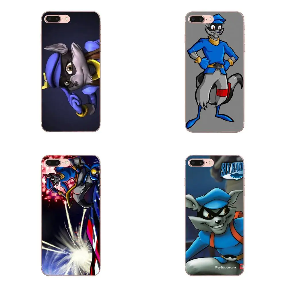 Soft TPU Coque Cool Sly Cooper (blue) For LG G3 G4 G5 G6 G7 K4 K7 K8 K10 K40 K50 Q6 Q60 V10 V20 V30 V40 Nexus 5 5X 2017 | Мобильные
