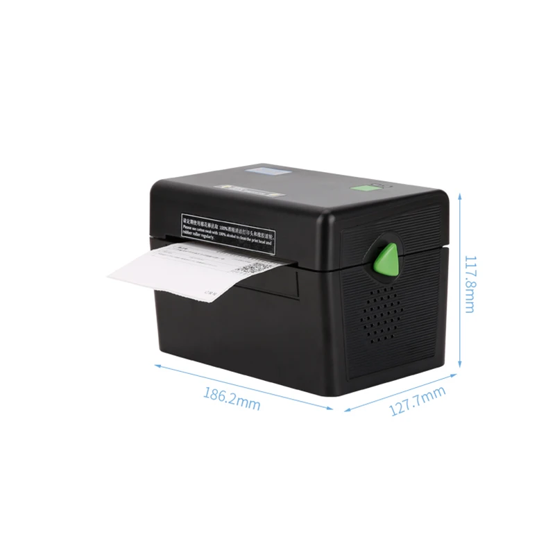 Mobile Thermal Label Barcode Printer Portable Barcode QR Label Sticker Paper Pocket USB Port Thermal Printer SEN-DT108B