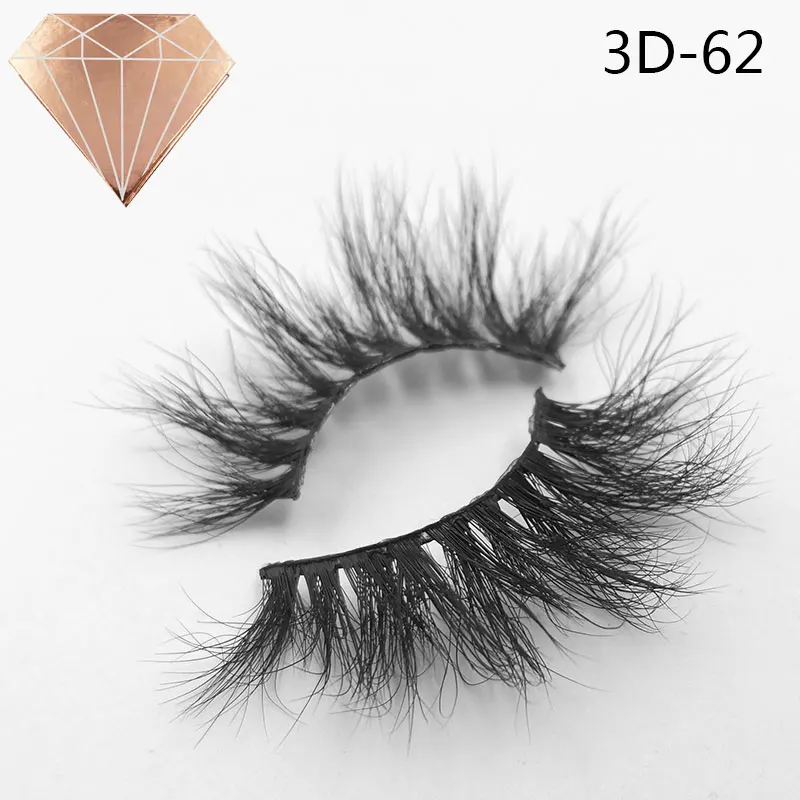 Iflovedekd полная распродажа накладных ресниц лучшее качество 3d норковые ресницы, фирменная торговая марка сибирская норка ресницы - Цвет: 3D-62