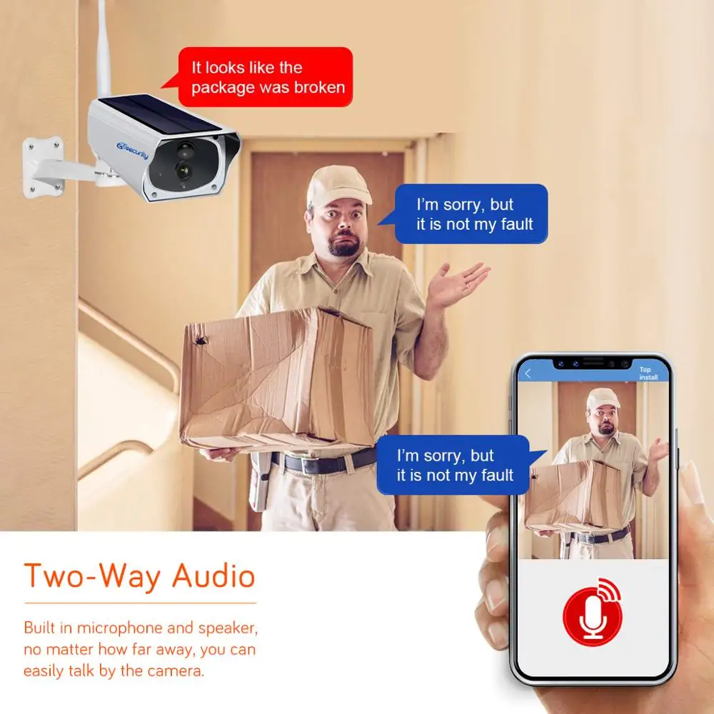HD 1080P Солнечная WiFi IR Bulllet безопасность ip-камера уличная sony IR ночное видение аудио PIR сигнализация CCTV батарея камера с SD картой