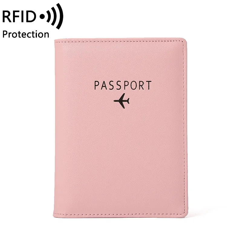 Ougger RFID Обложка для паспорта держатель винтажный бизнес Многофункциональный ID