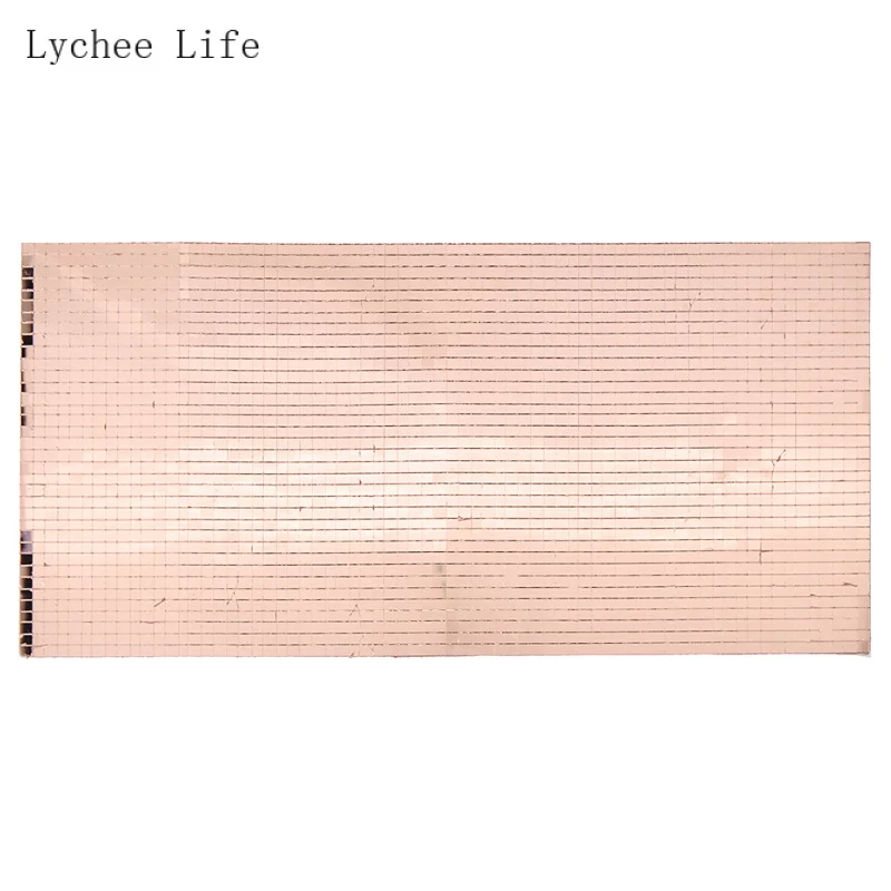 Lychee Life 30*15*0,4 см розовая Золотая мозаичная плитка, наклейка на стену для рукоделия, украшения дома