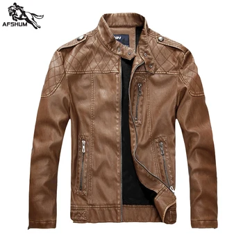 

Fall New Arrivals Men's leather jacket Jaqueta COURO Masculina bomber sheepskin coat collar jaqueta mencasual leather jackets