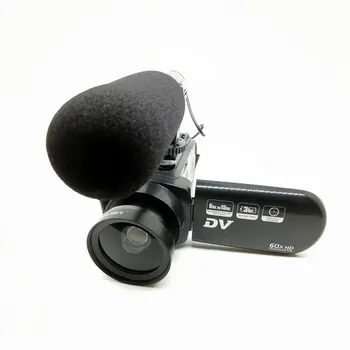 

D601 Lightweight 16 Million Pixel Digital Video Camera with Wide-angle Lens Microphone Recording