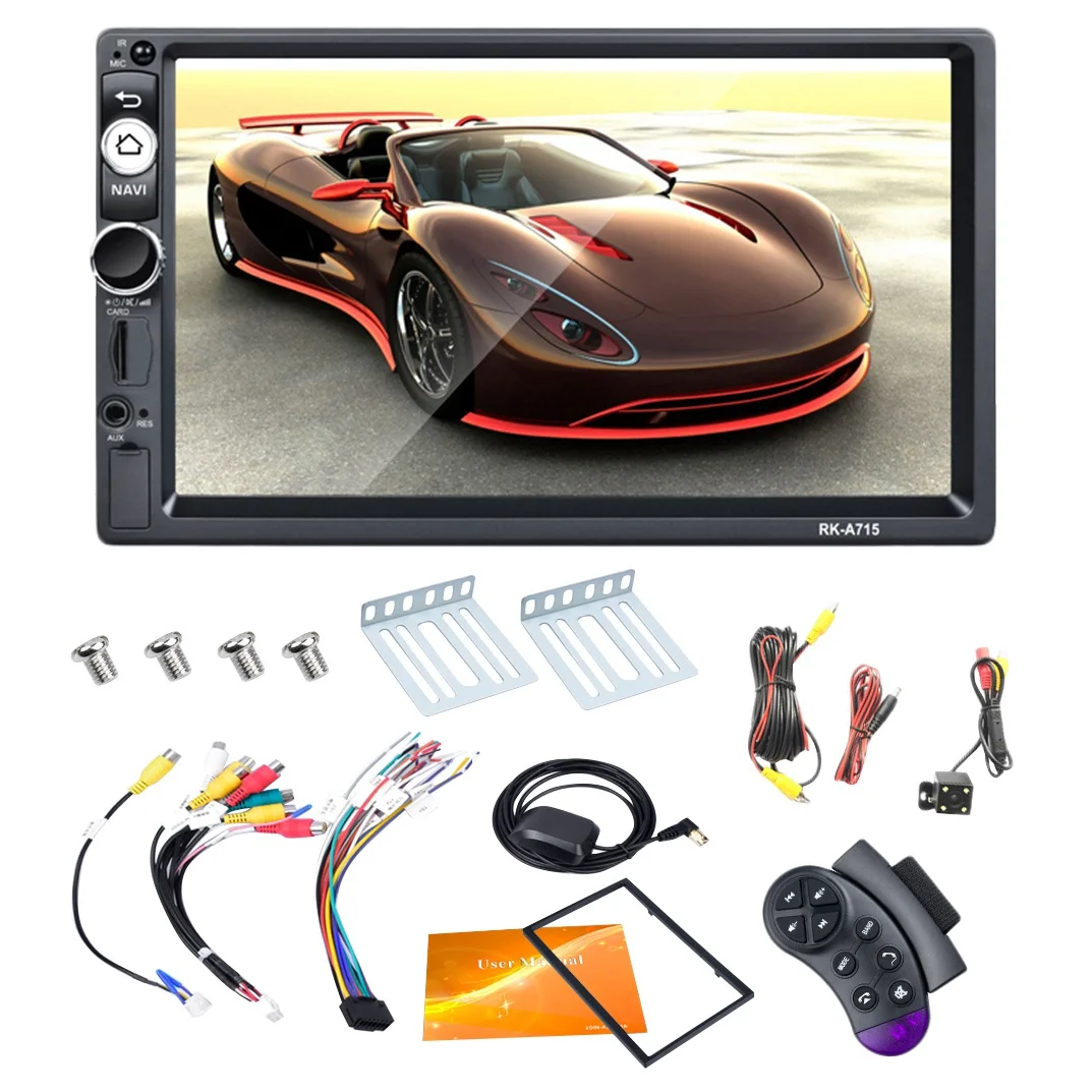 2 Din автомобильное радио 7 дюймов Hd Автомобильный Mp5 мультимедийный плеер Android 8 1 Gps