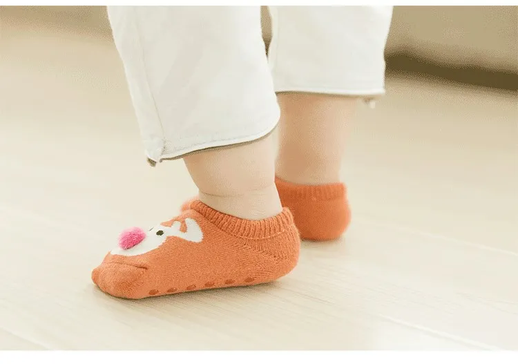 6 пар, противоскользящие короткие носки детские носки-тапочки для малышей, унисекс, Подарочный комплект для маленьких девочек и мальчиков