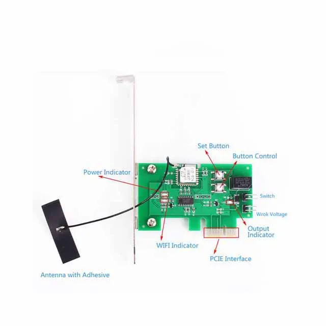 

A23-- Phone remote control switch module Wireless WIFI Intelligent Switch Computer Remote Power Supply Controller