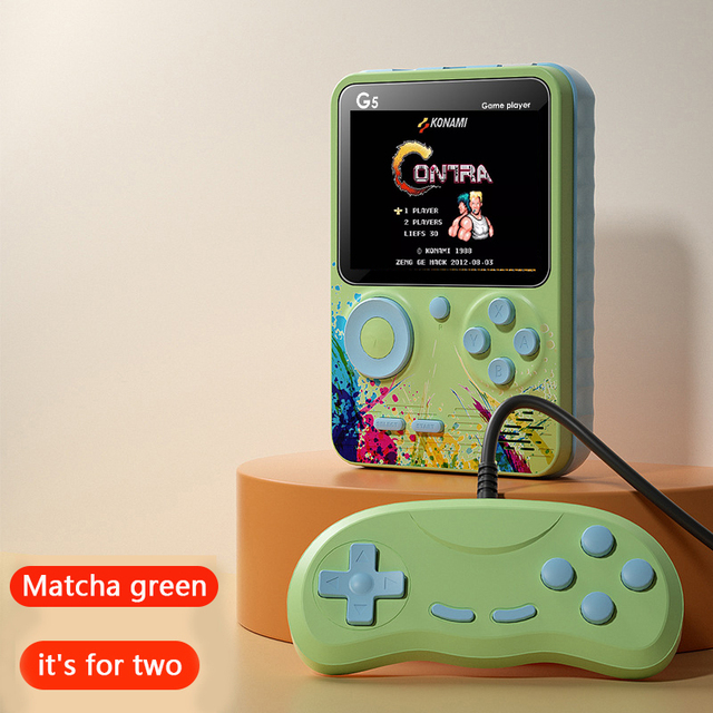 portable retro manual video game console, 3.0-inch children's color LCD, Gift for Kids including 500 game