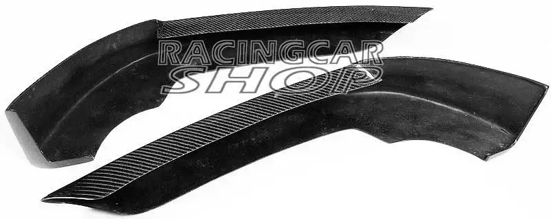 REAL Carbon Fiber Front Bumper Splitters Lip SPOILER for BMW E60 E61 5-SERIES 2003-2007 1PAIR