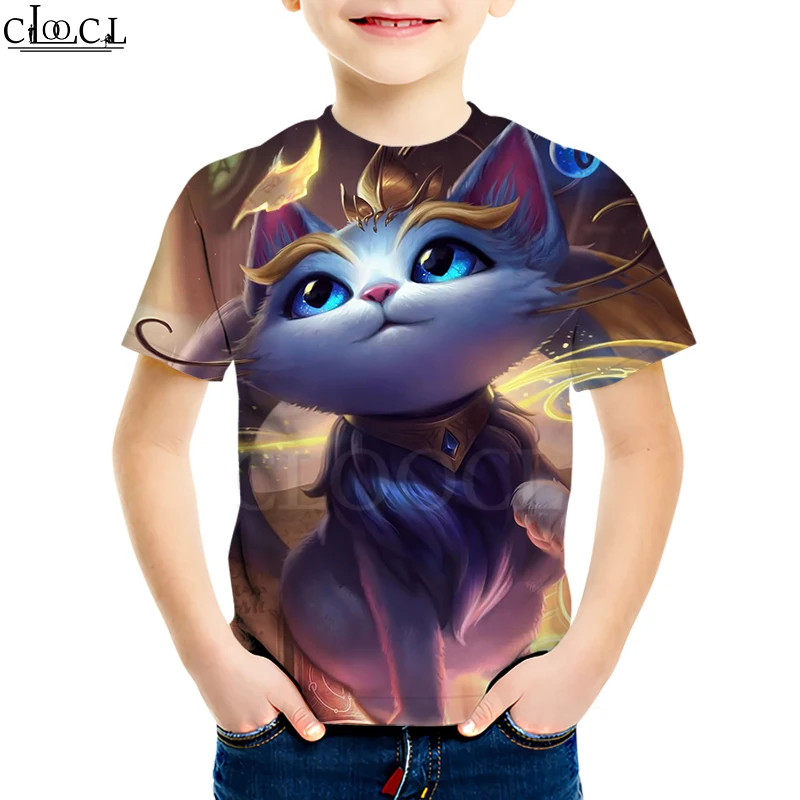 Игровая толстовка с 3D принтом для мальчиков и девочек Толстовка Yuumi Футболка