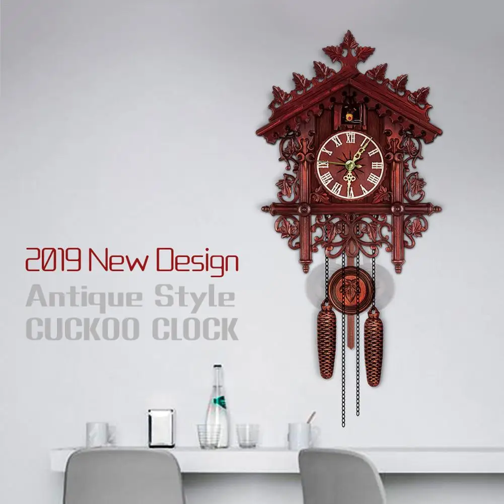 Classic bird cuckoo clock cuckoo clock handma woodculpture wall clock Hot Sale 