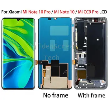 

Original 6.47"Amoled LCD Replacement for XiaoMi Mi Note 10 Screen CC9 Pro Display Touch Digitizer Assembly for Mi Note10 pro lcd