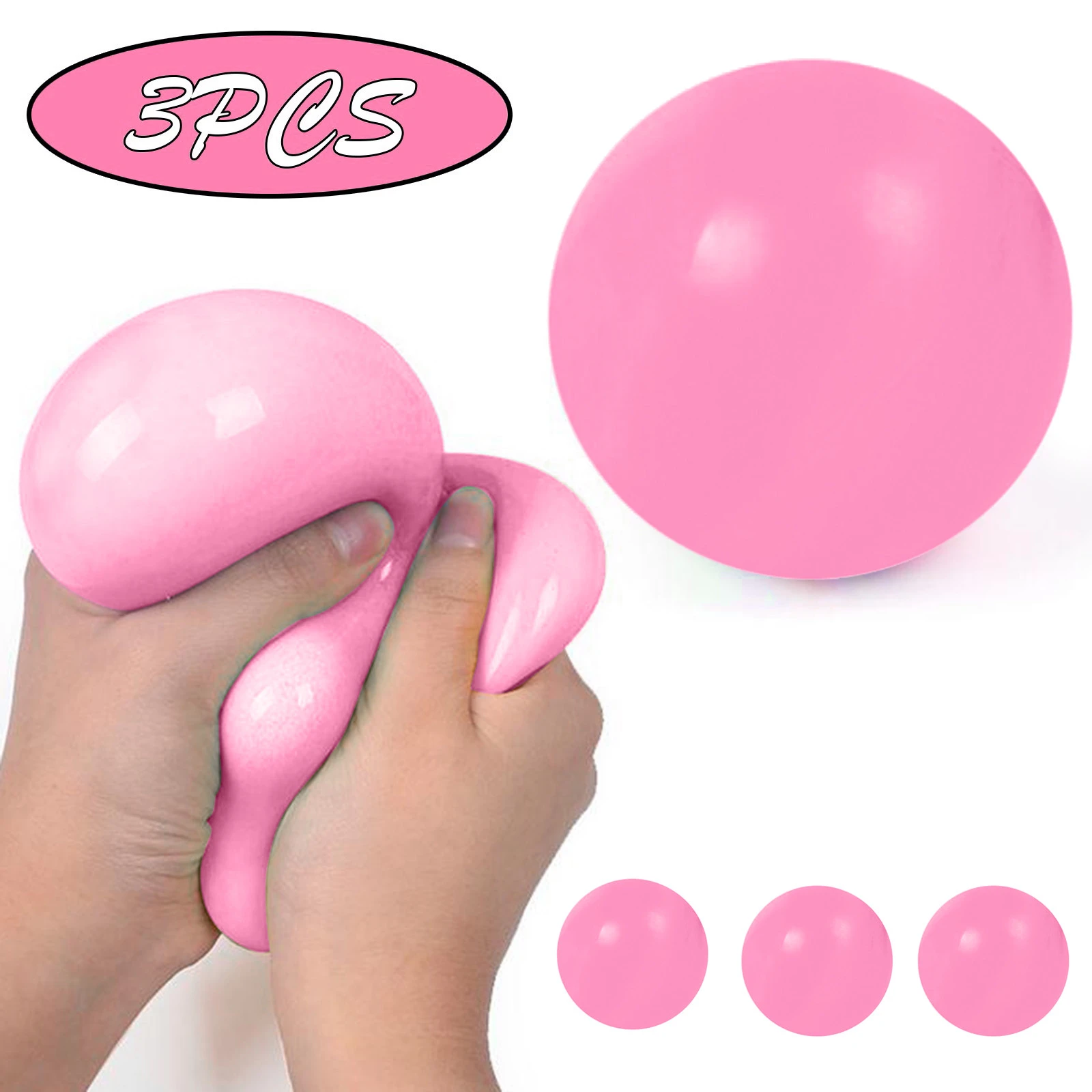 Women squeezing mens balls