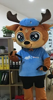 Deer Mascot Costume Suits Cosplay Party Game Dress Outfits Promotion Carnival Halloween Xmas Easter Adults Fursuit - Цвет: 3 style