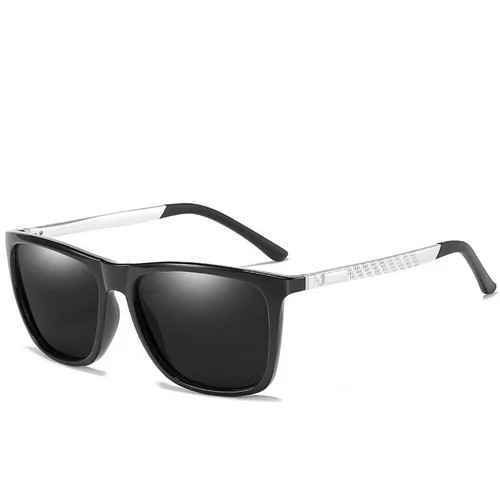C03 Black Sliver RUGIADA брендовые поляризованные мужские Квадратные Солнцезащитные очки Модные Винтажные женские солнцезащитные очки для путешествий для вождения мужские очки Oculos RA2084 - Цвет линз: C03 Black Sliver